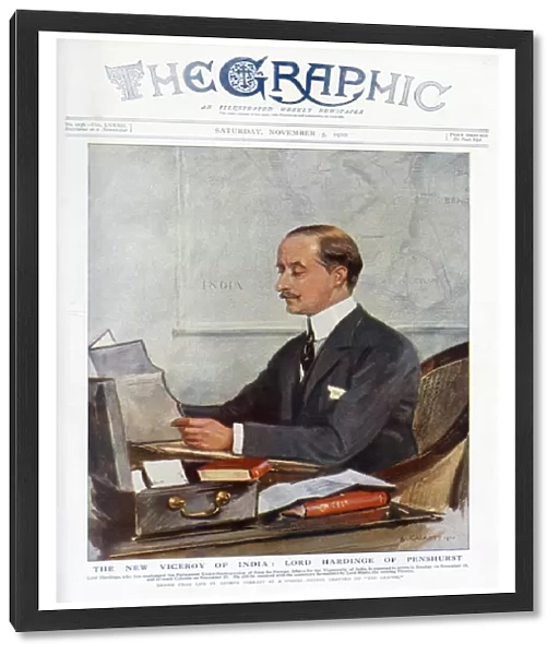 The Graphic cover - Lord Hardinge, new Viceroy of India