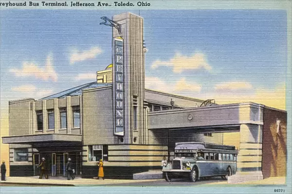 Greyhound Bus Terminal, Toledo, Ohio, USA