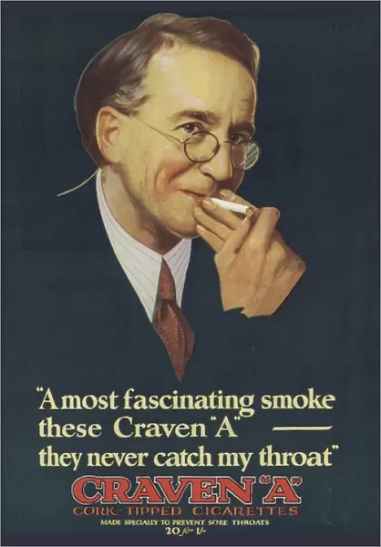 Craven A Cigarette Advert, 1927
