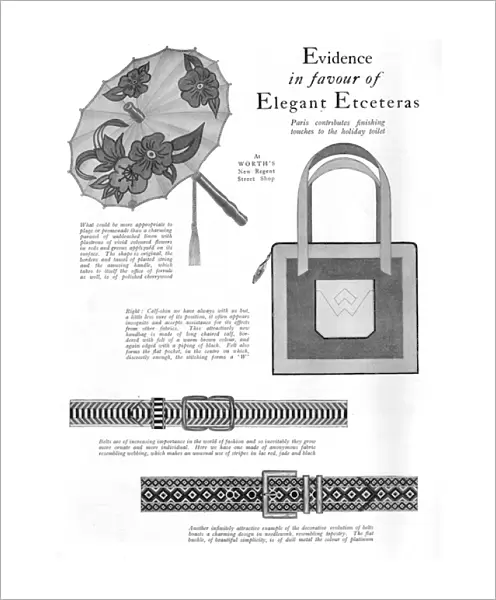 Elegant Etceteras - Fashion accessories, 1927