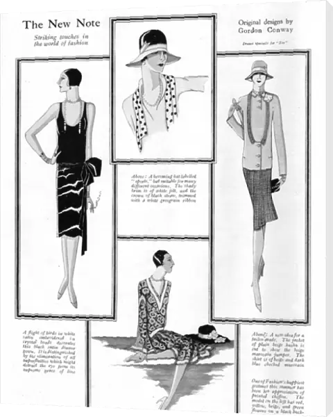New fashions notes by Gordon Conway, 1927