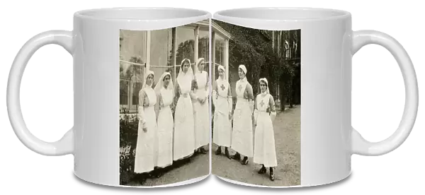 Seven VAD nurses at Quex Park