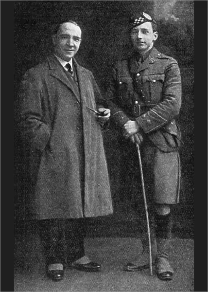 Harry Lauder and his son John, June 1915