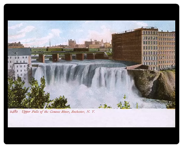 Falls of Genesee River, Rochester, New York State, USA