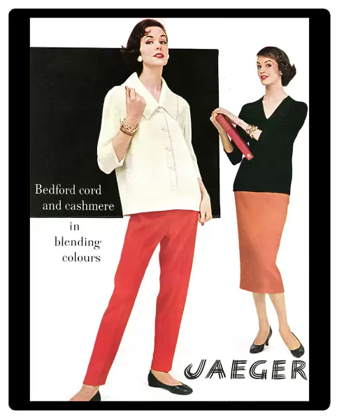 Jaeger advertisement, 1956