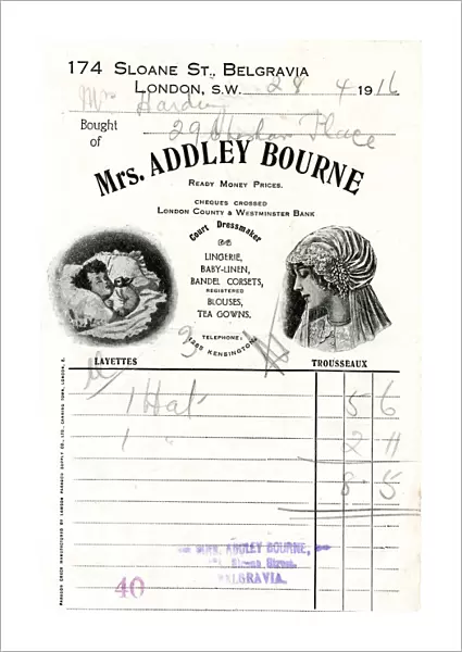 Stationery, Mrs Addley Bourne, Belgravia, London