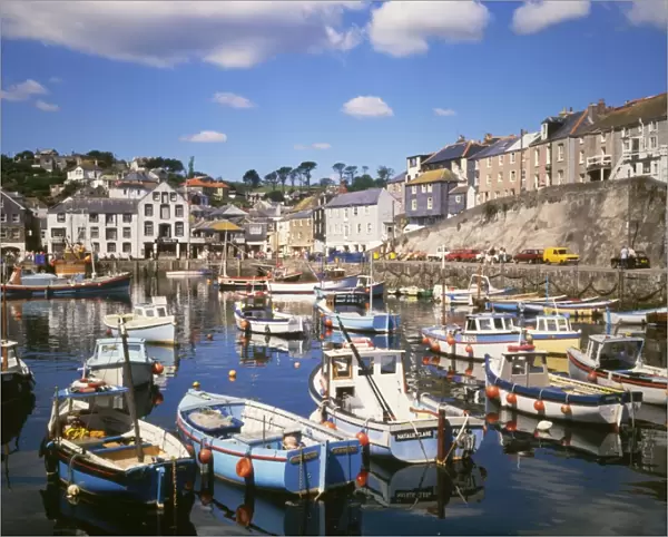 View of the harbour, Mevagissey, Cornwall