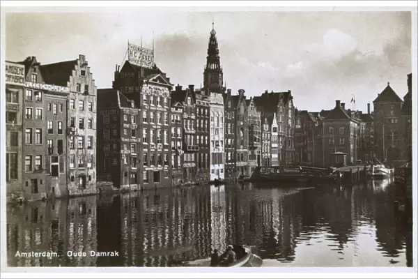 Old Damrak Canal, Amsterdam, Netherlands
