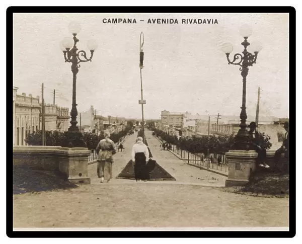 Avenida Rivadavia, Campana, Argentina, South America