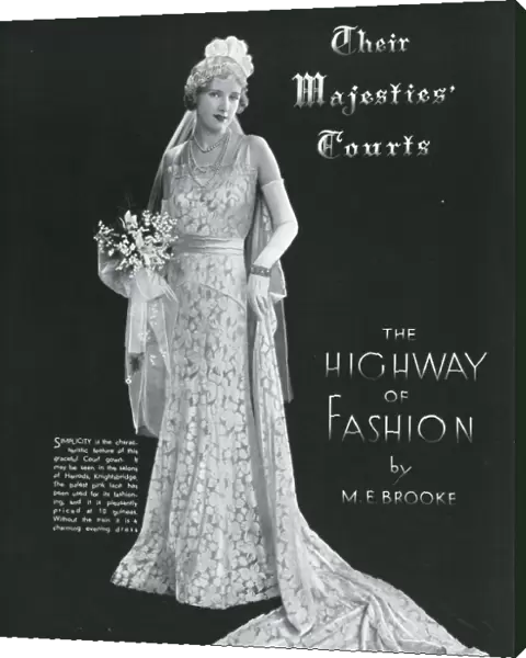 Majesties Courts gown 1933