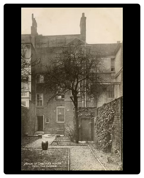 The rear view of Carlyles House from the Garden - Chelsea