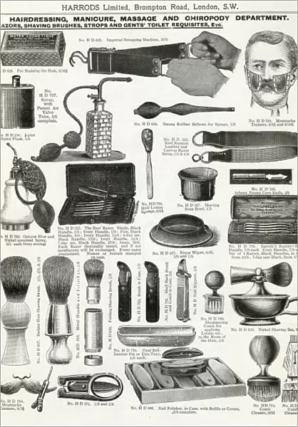 Trade catalogue of mens shaving equipment 1911