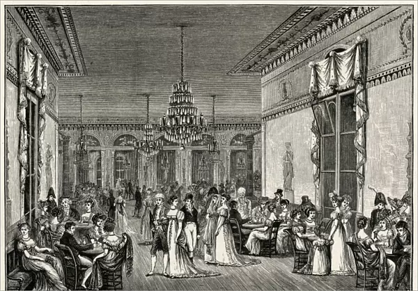 Cafe Frascati in Paris, 1806