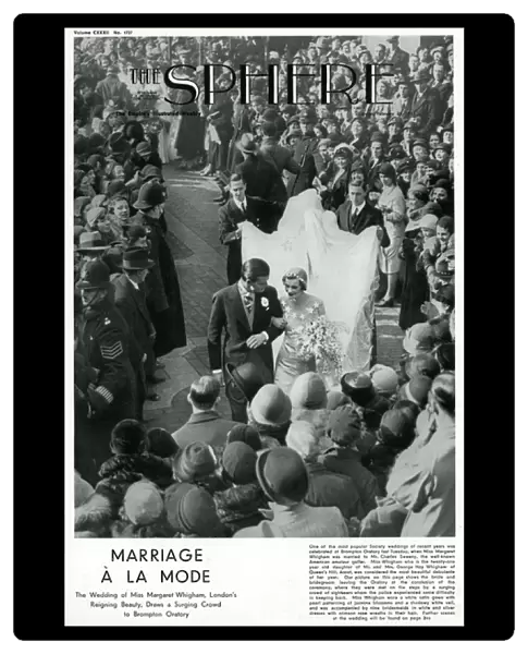 Sphere cover - wedding of Charles Sweeny & Margaret Whigham