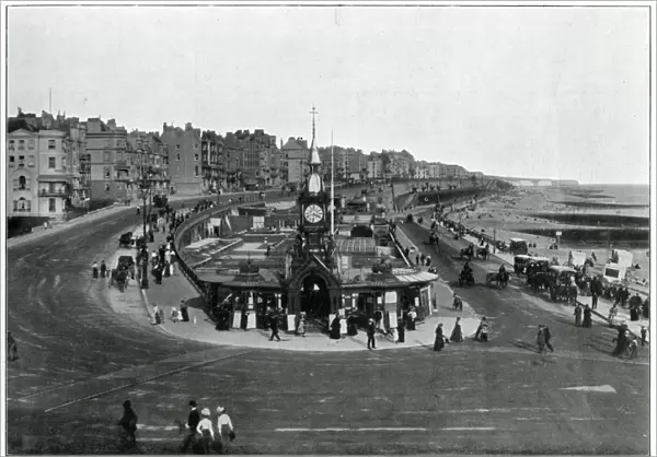 Brighton, a view of the Old Aquarium, looking towards Kemp town