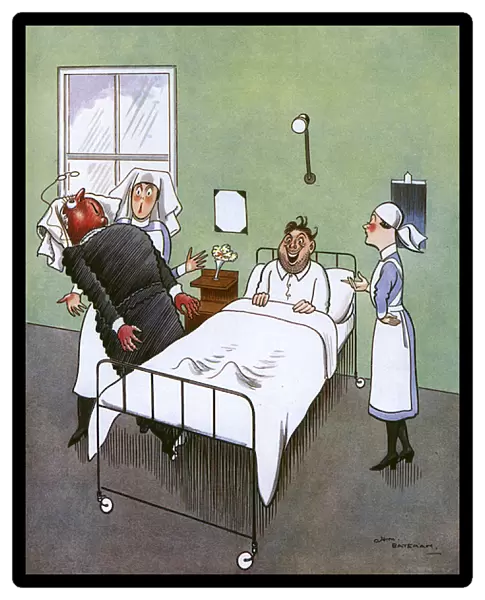 The Probationer who Disagreed with the Matron, H. M. Bateman