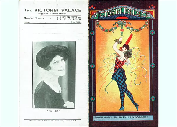 Victoria Palace Theatre playbill