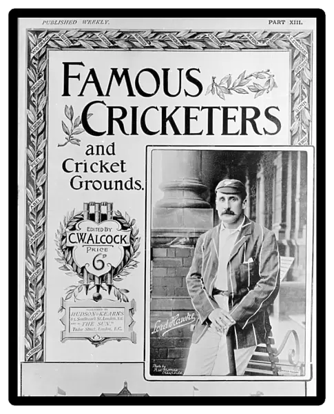 Cover design, Famous Cricketers and Cricket Grounds, XIII