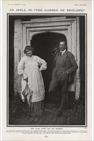 Photo of Ellen Terry and Mr James Carew in the Tatler