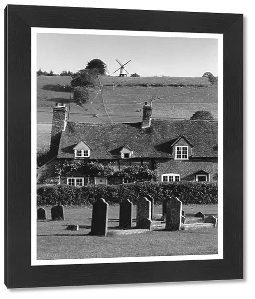 Turville village and windmill, Buckinghamshire