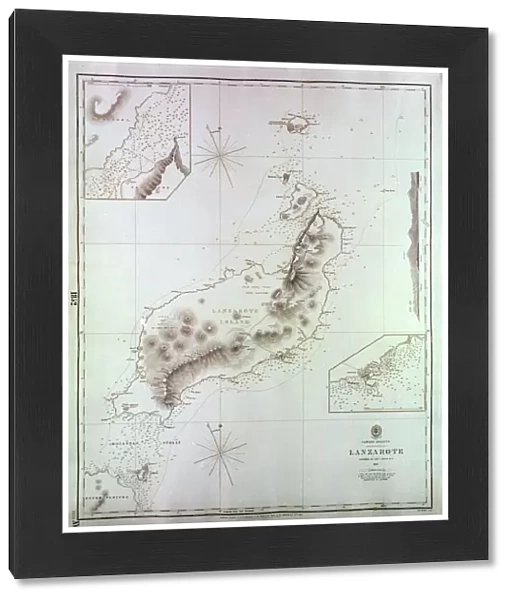 Map of Lanzarote, Canary Islands
