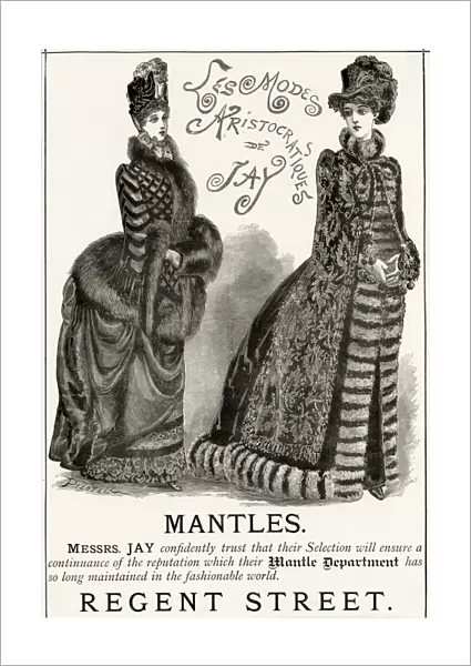 Advert for Jays womens mantles 1884