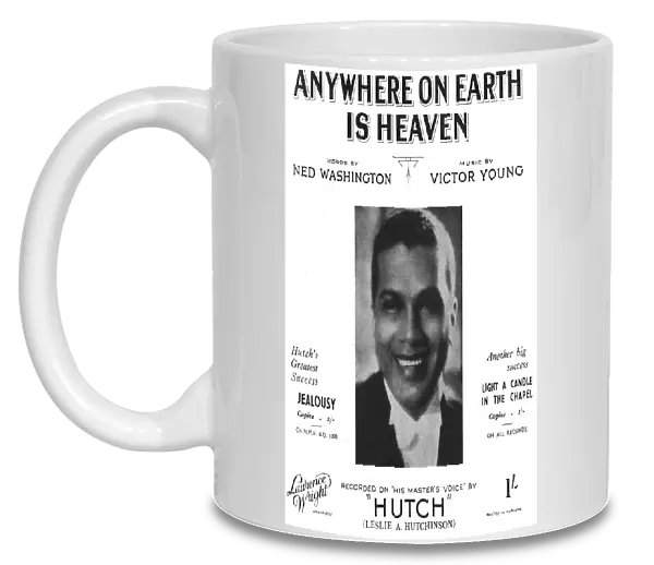 Anywhere on earth is heaven by Hutch - Music Sheet Cover