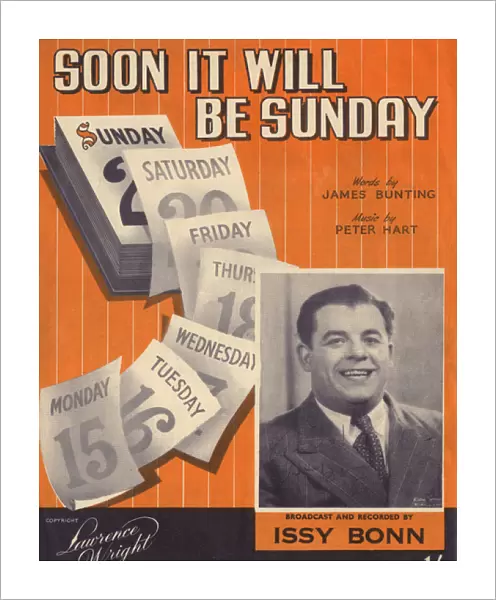 Soon it will be Sunday - Music Sheet Cover