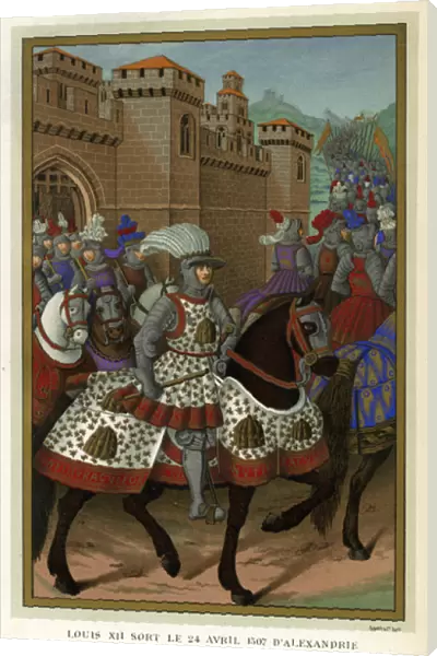 King Louis XII of France leaves Alessandria, 1507