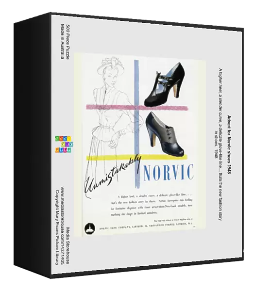 Advert for Norvic shoes 1948