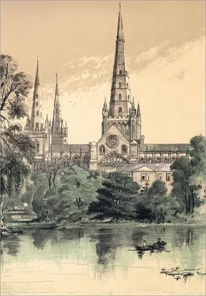 Lichfield Cathedral 1880