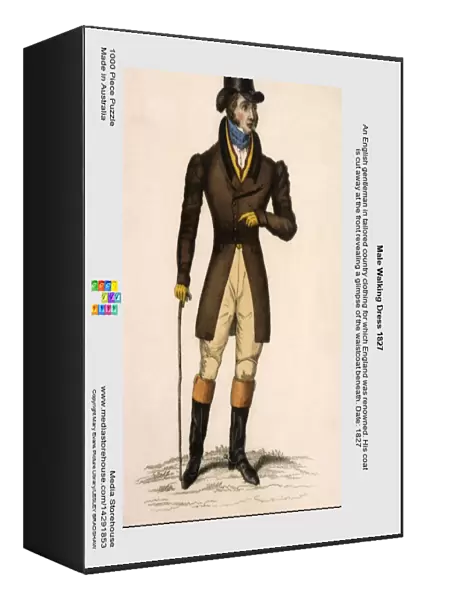 Male Walking Dress 1827