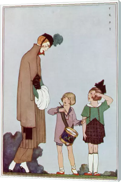 Mother  /  2 Children 1914