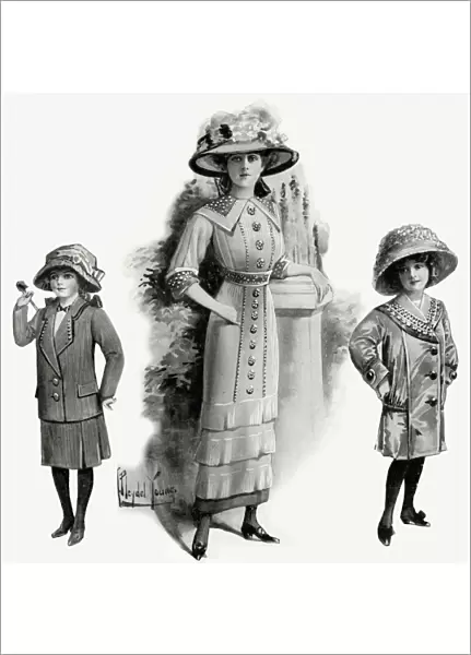 Fashion for the young girls 1912
