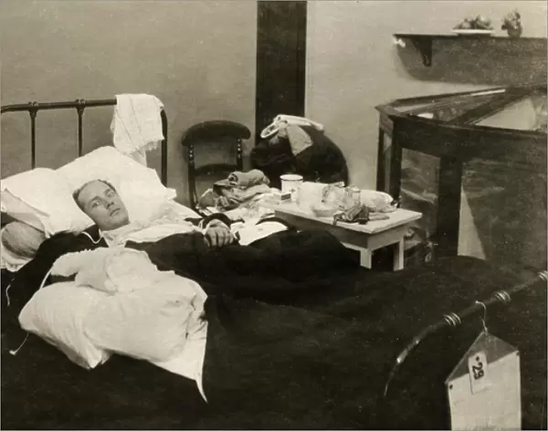 Patient in Bed 29 Quex Park VAD Hospital
