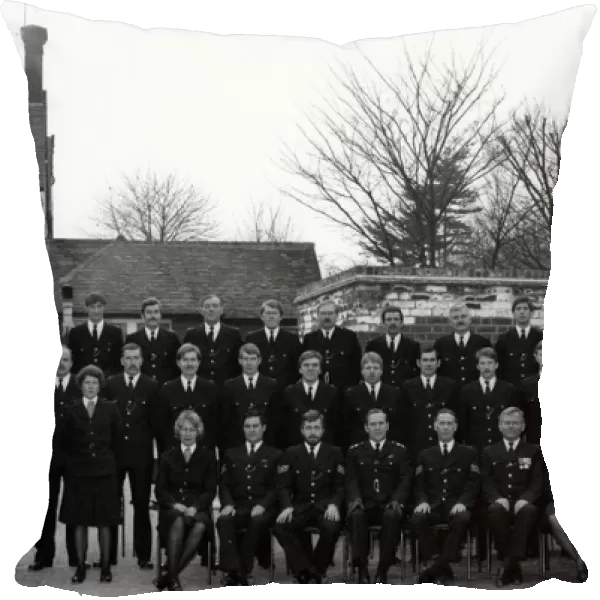 Group photo, male and female police officers