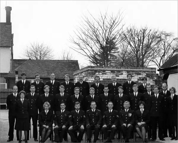 Group photo, male and female police officers