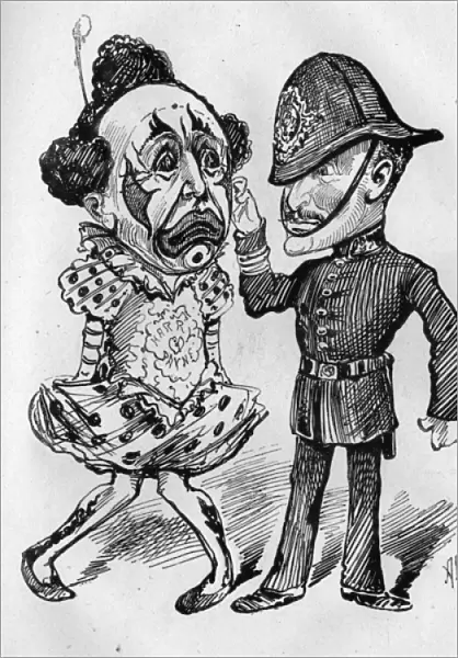 Caricature of Harry Payne and Augustus Harris