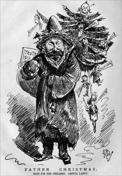 Caricature of Henry Labouchere, Liberal MP