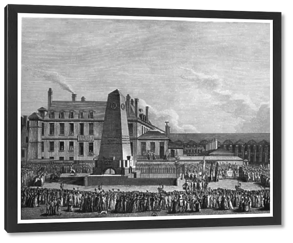 Inauguration of Marats Bust, Paris, France