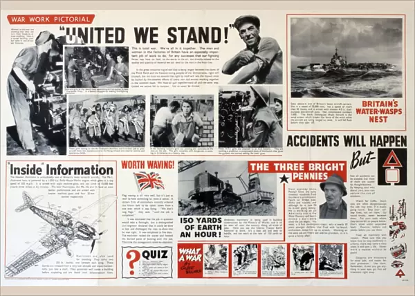 WW2 poster, War Work Pictorial