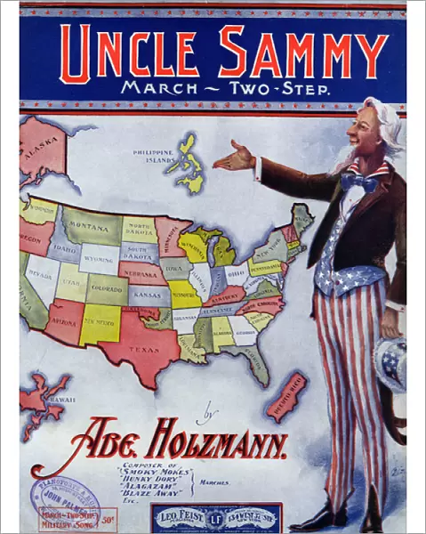 Music cover, Uncle Sammy March