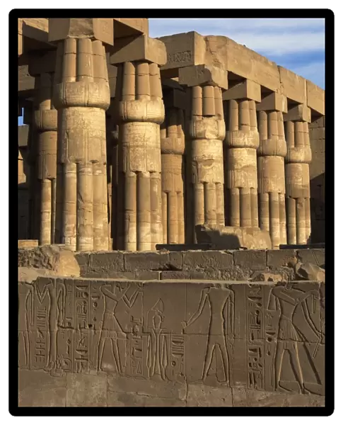 Luxor Temple. Hypostyle. Egypt