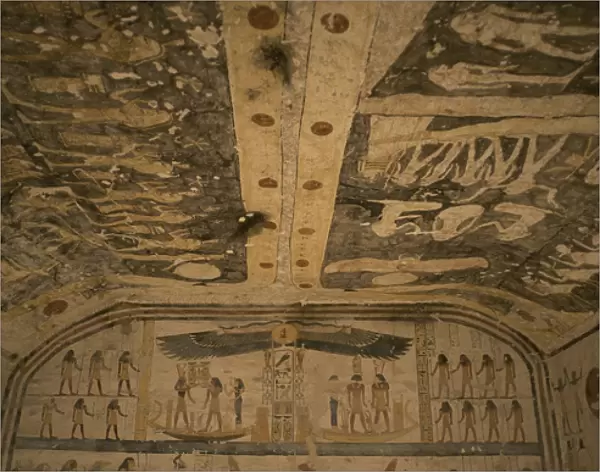 KV6 tomb or tomb of Ramses Setepenre Neferkare-IX. Valley of