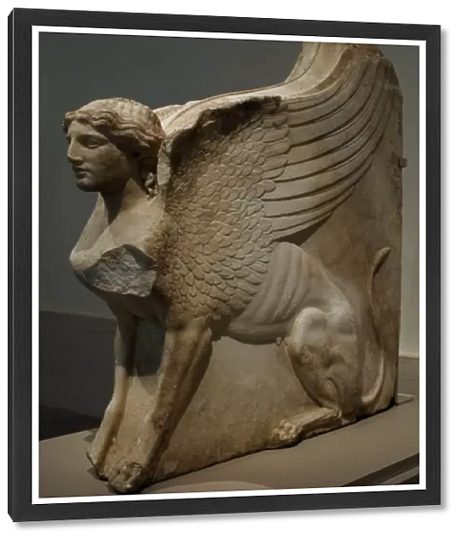 Sphinx-shaped bracket. (27 B. C 14 A. C. ). Augustan period. Ma