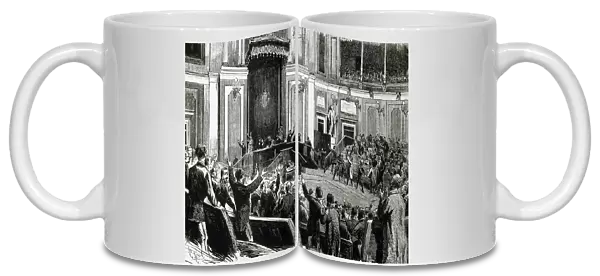 Proclamation of the First Spanish Republic. 1873