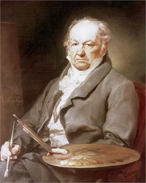 Francisco de Goya portrait by Vicente Lopez