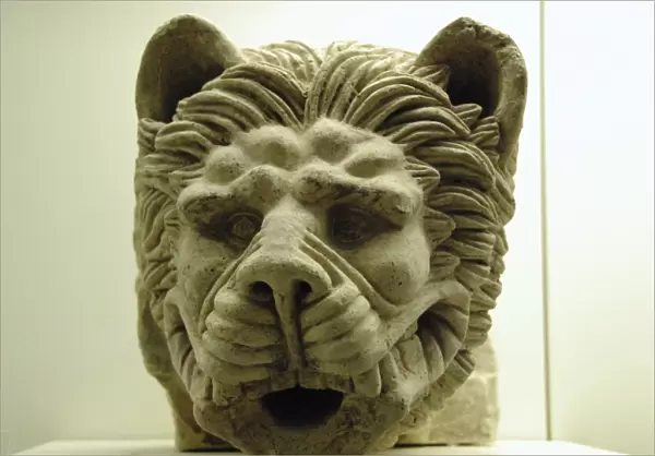 Greek Art. Greece. Carving of a lions head