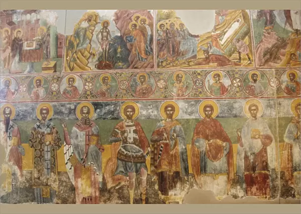 Byzantine Art. Greece. Frescoes from the Monastery of St. An