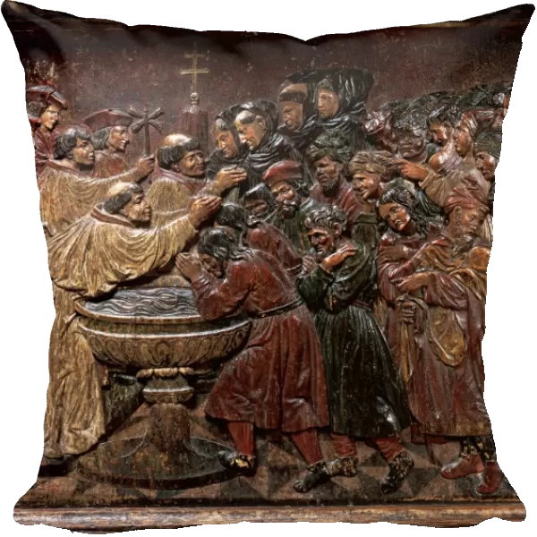 The baptism of the Moorish of the Kingdom of Granada. Polych